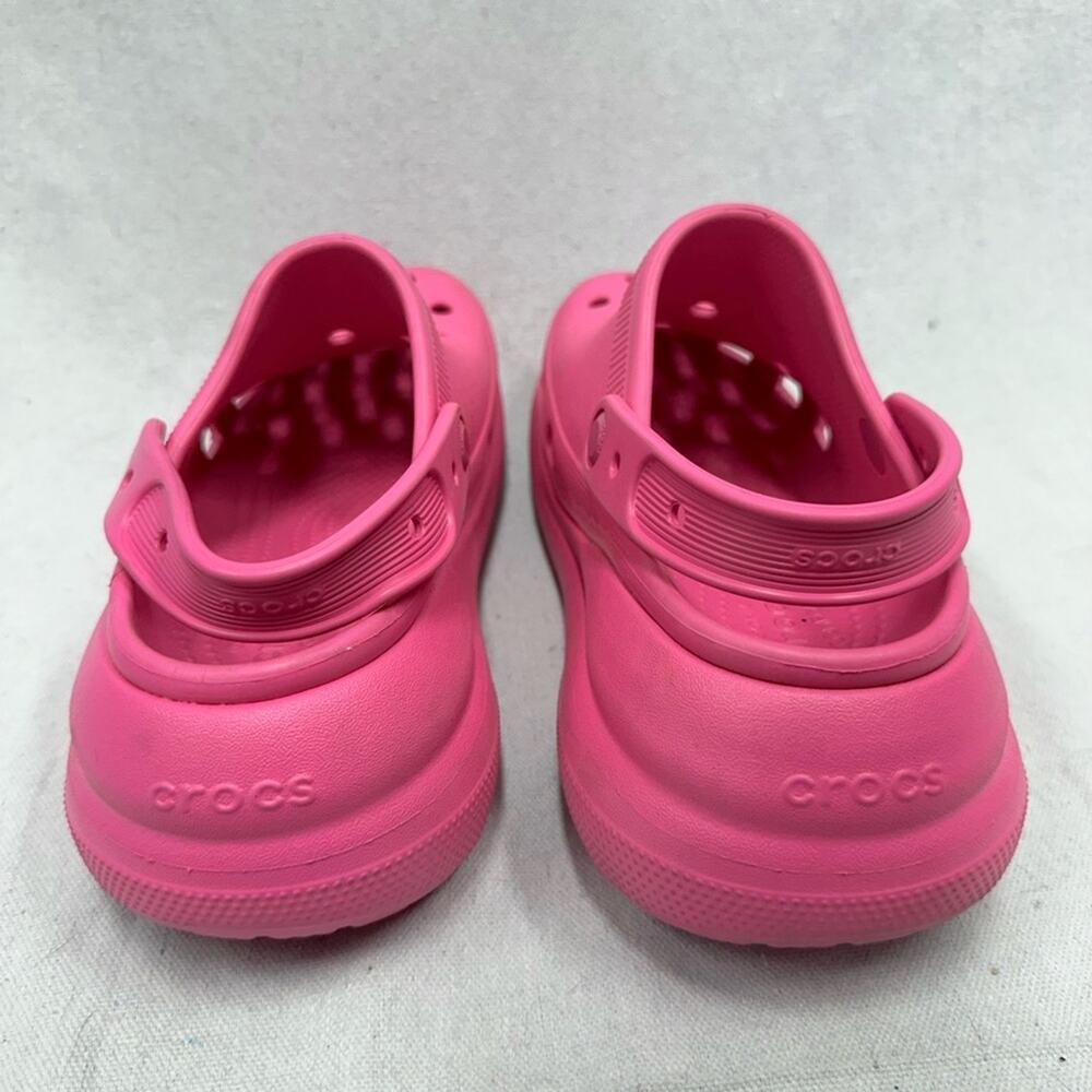 Crocs Classic Crush Platform Clog in Juice pink women size 9 mens 7 - Picture 9 of 13